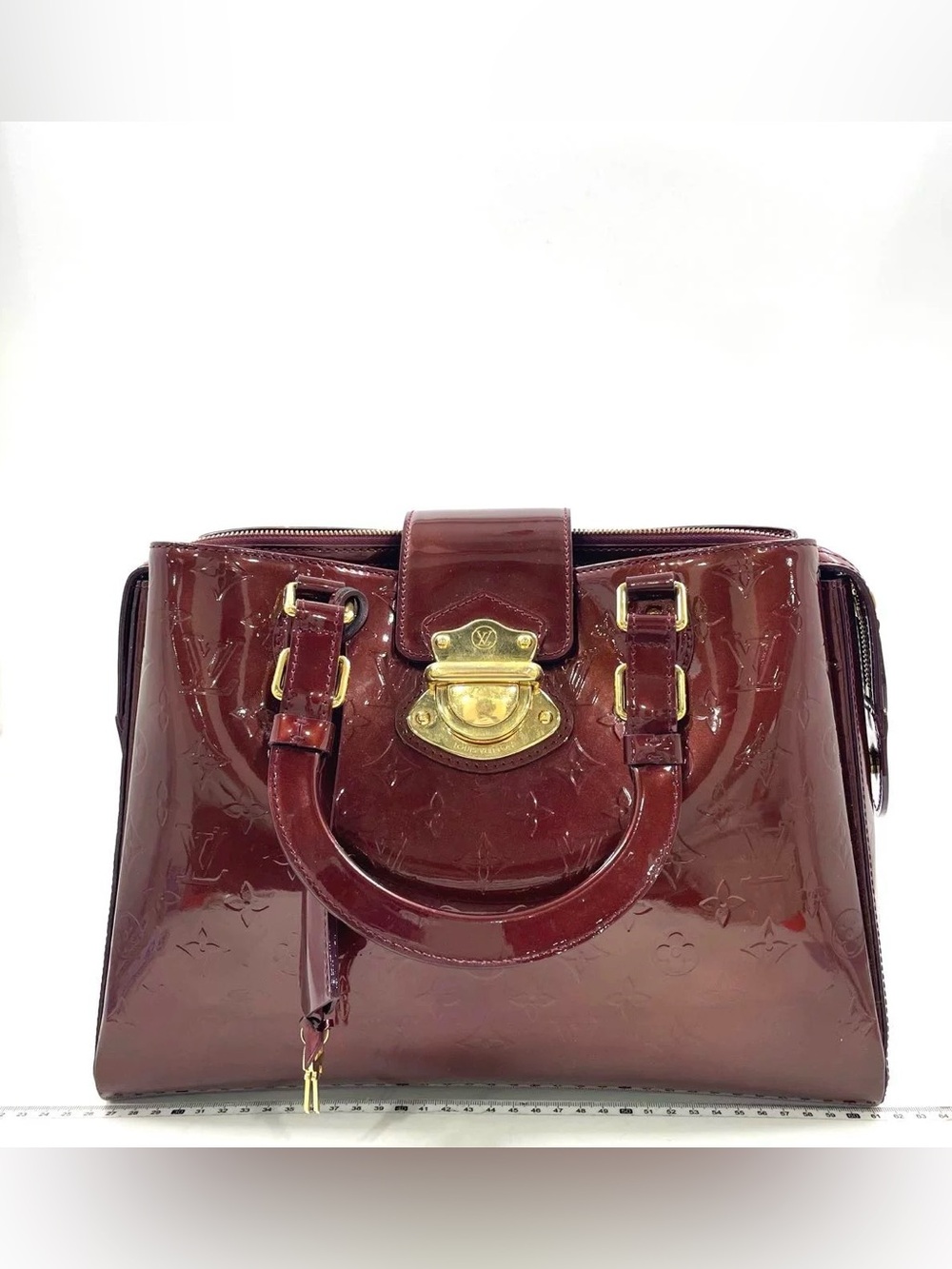 Louis Vuitton Melrose Avenue Monogram Vernis Tote Bag – Amarante